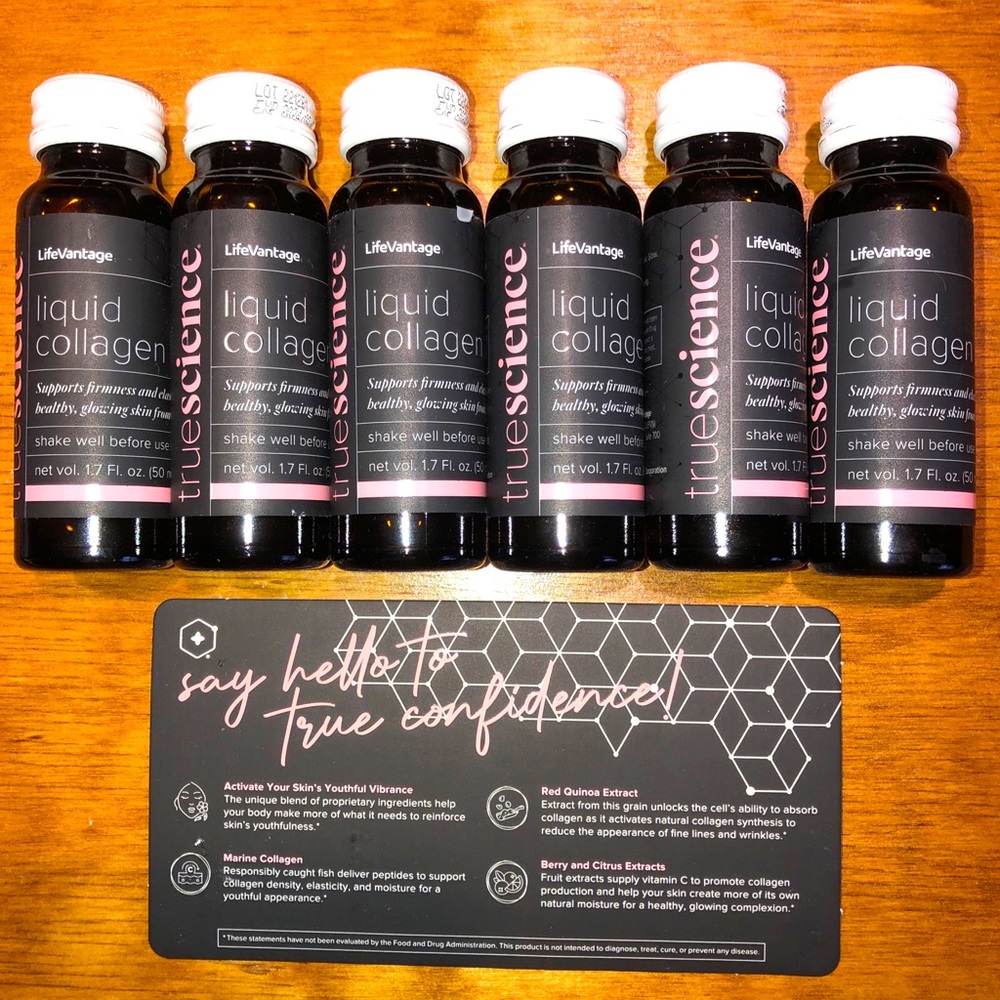 Truescience Lifevantage Liquid Collagen x 6 FRESH